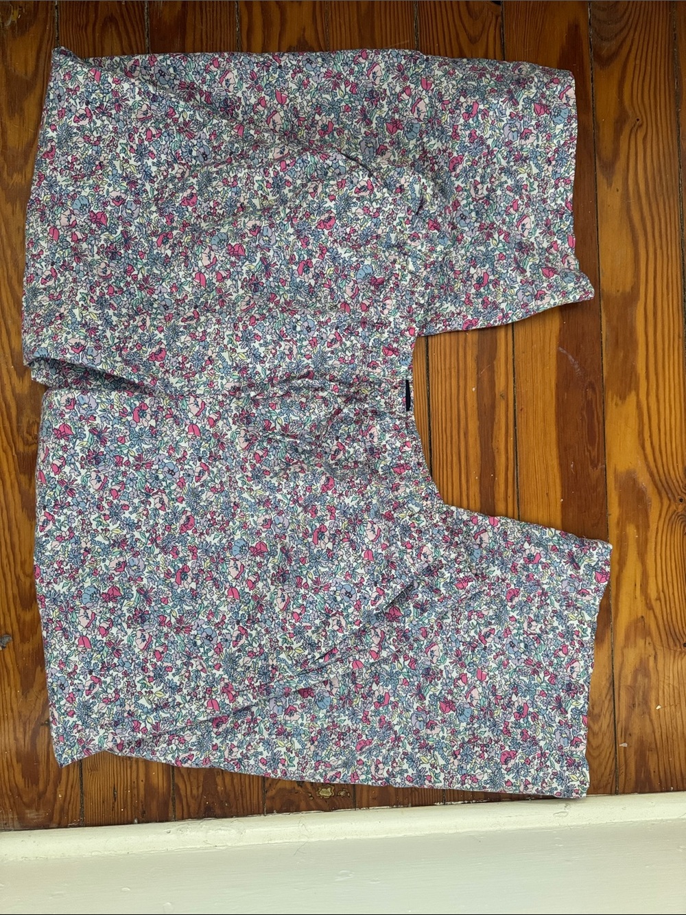 GAP Women's Floral Cotton Pajama Pants in Pink, Blue, White